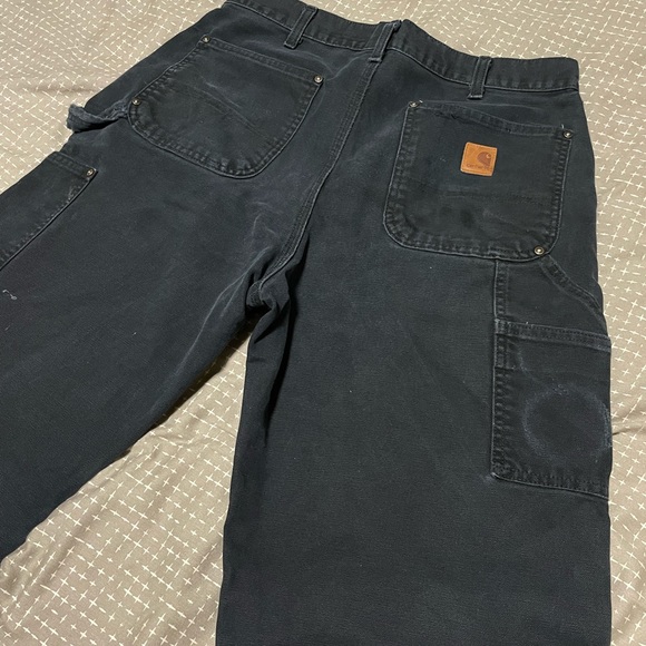 Vintage Carhartt Distressed Faded Double Knee Pants - Picture 6 of 10